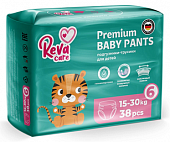 Reva Care (Рева Кеа) подгузники-трусики для детей Премиум, размер 6 (15-30кг), 38шт, Quanzhou Tianjiao Lady & Baby's Hygiene Supply Co.,Ltd