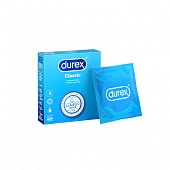 Durex (Дюрекс) презервативы Classic 3шт, Рекитт Бенкизер Хелскэр Интернешнл Лтд.