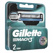Gillette М3 (Жиллет) сменные кассеты, 2 шт, Жиллетт